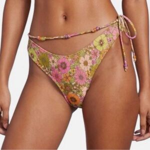 Wild Fable Floral Beaded Bikini Bottom NWT